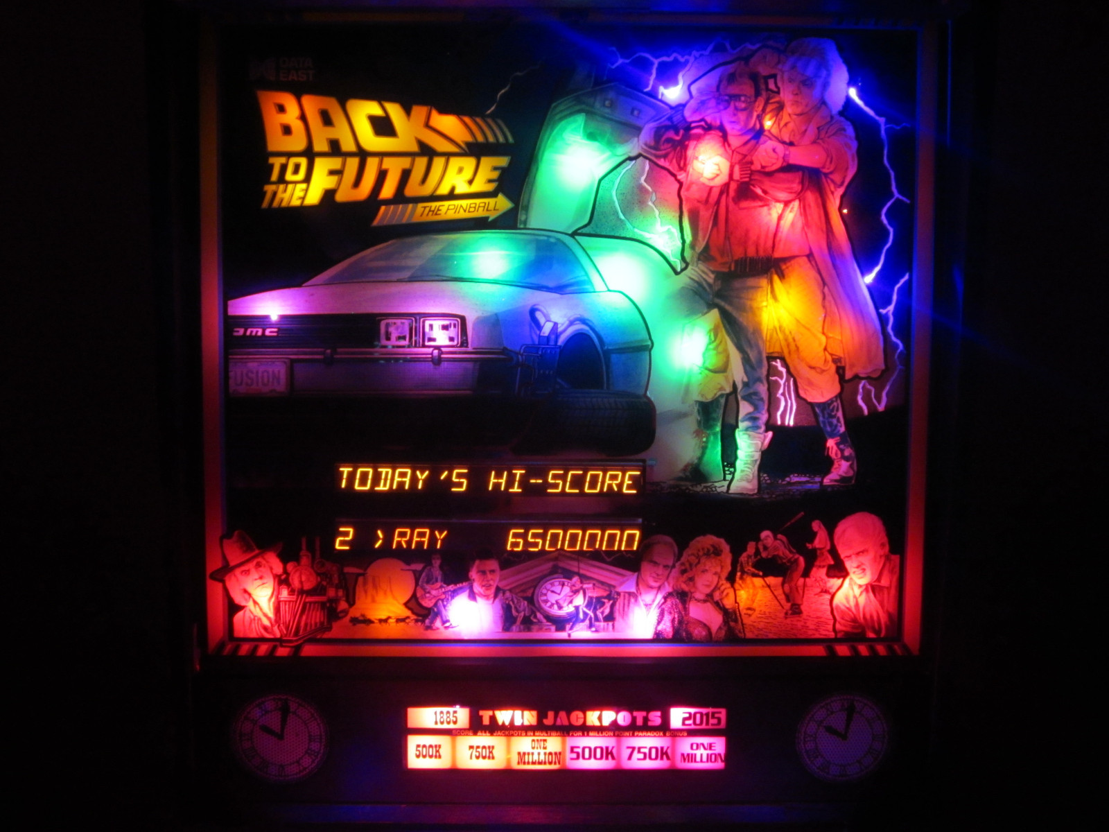 Back to The Future NON GHOSTING Lighting Kit custom SUPER BRIGHT PINBALL LED KIT