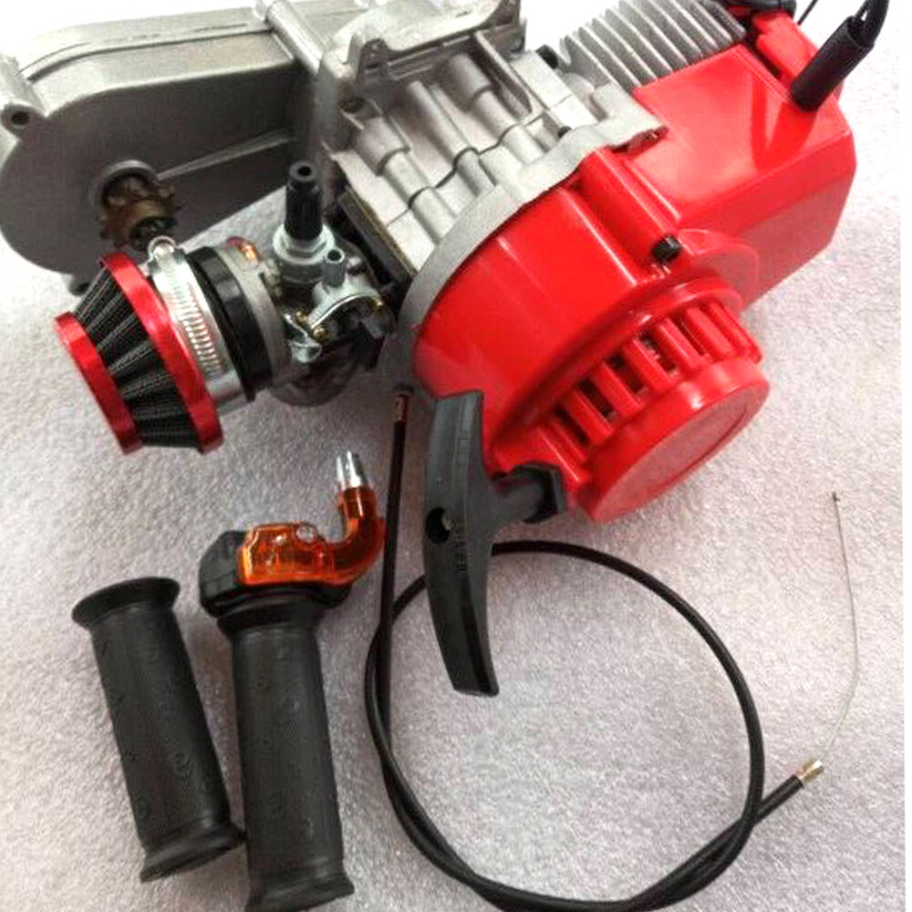 2 Stroke HP Racing Engine Motor 49cc 47cc 50cc Pocket/Quad/Dirt Bike Pull Start