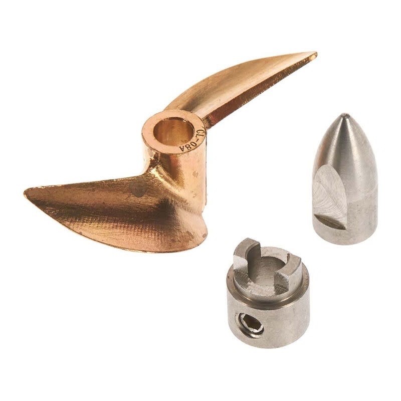 Hot Racing HRASPN1000E	 Brass Prop set W/ BulletNut & DriveDog:M41,Spartan