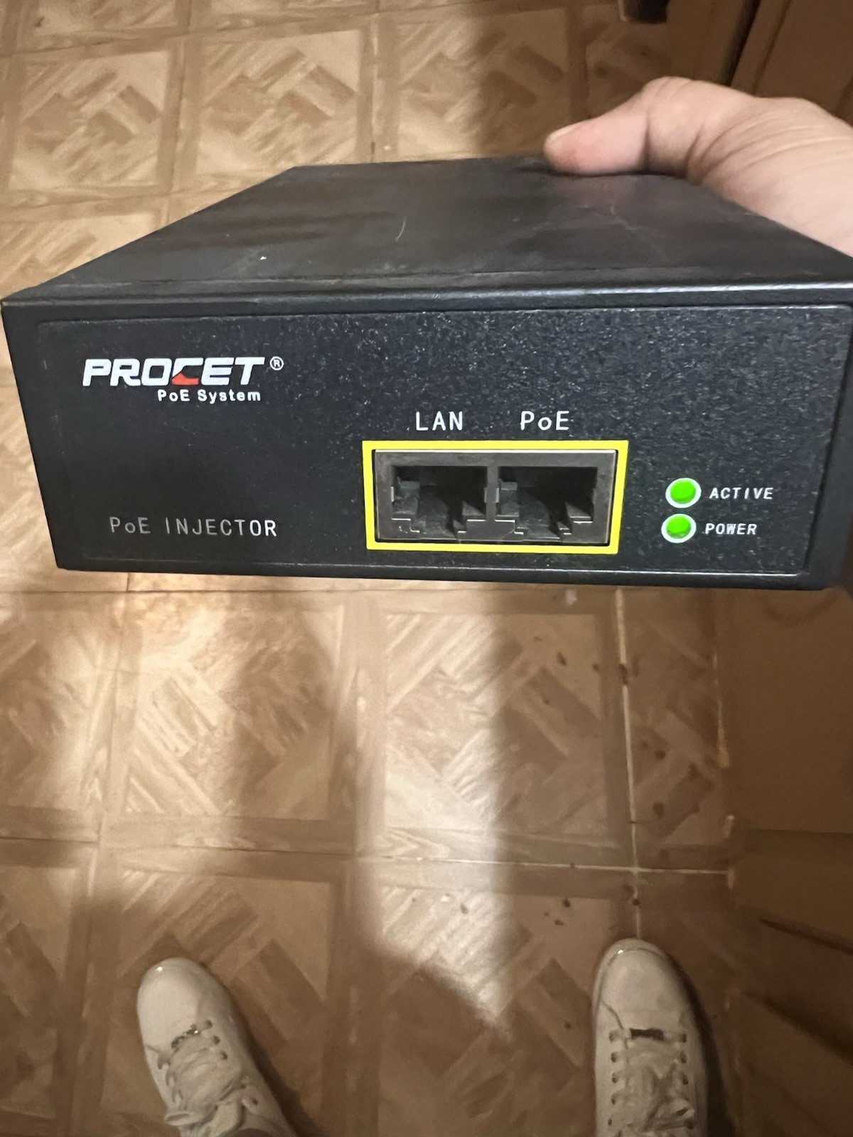 Procet PT-PSE109GXRN 160W passive indoor PoE injector