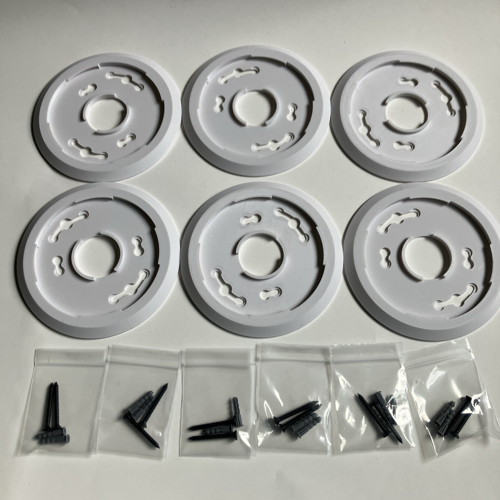 6 Mount Plate Bracket Base Kidde FireX Smoke Fire Alarm Detector i2020 2040 2060