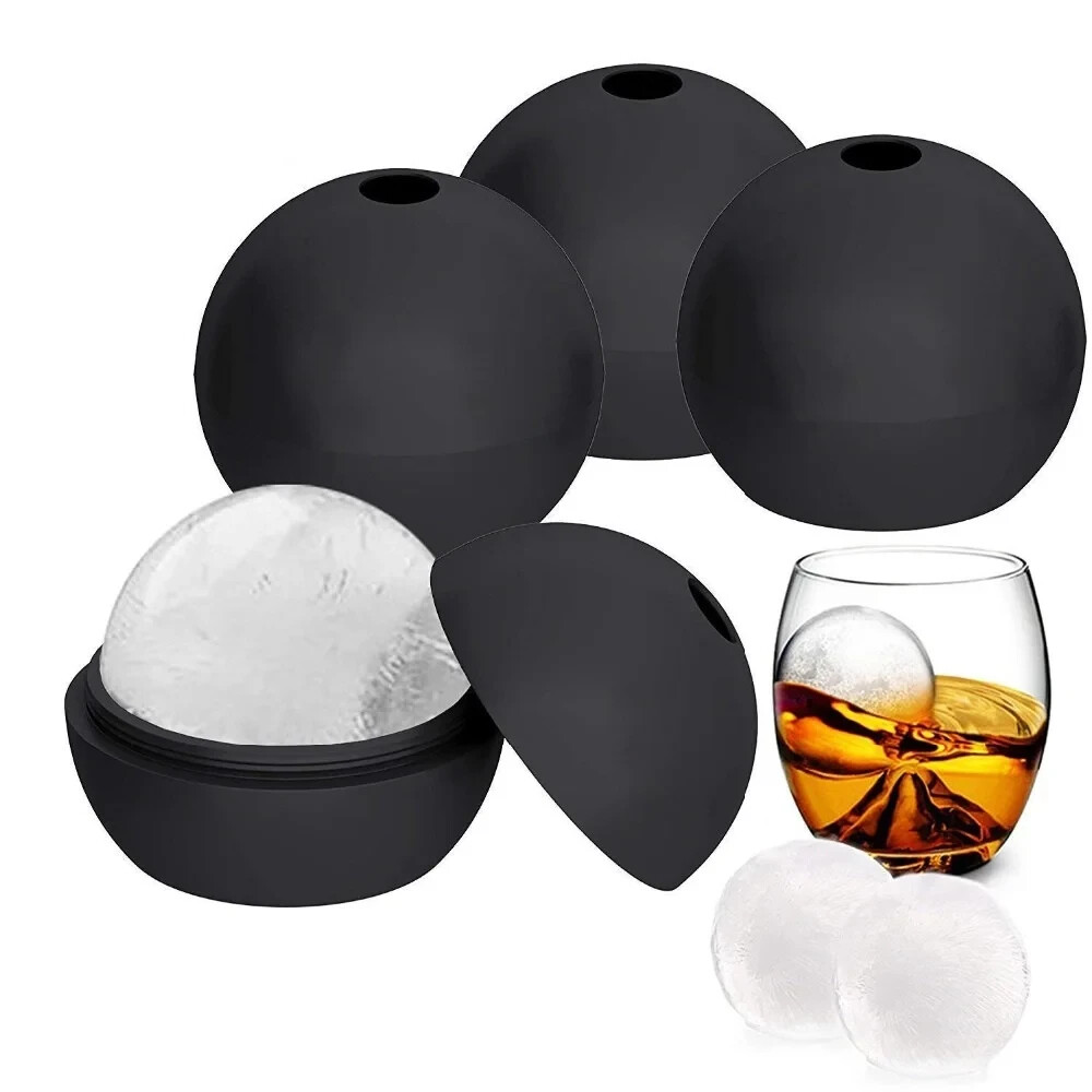 Premium 2.5" Ice Ball Molds – Set of 10 - Free Shipping & Color Options
