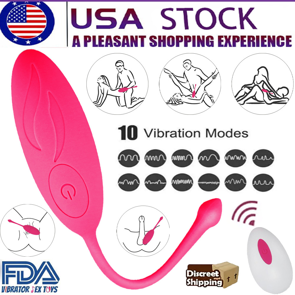 Wearable Egg Vibrator Bullet G-Spot Massager Sex Toys For Women Remote Control