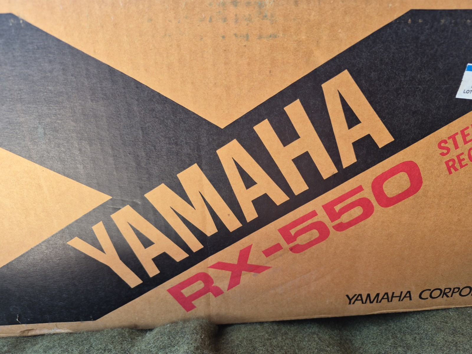 Yamaha RX-550 Stereo Receiver Natural Sound TESTED WORKS