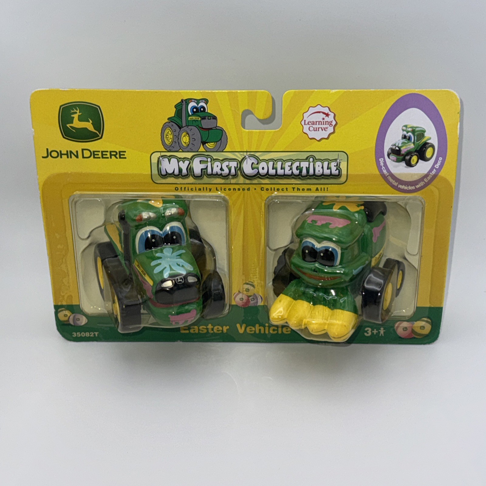 John Deere My First Collectible Diecast Metal Easter Vehicle Set NEW IN BOX NIB