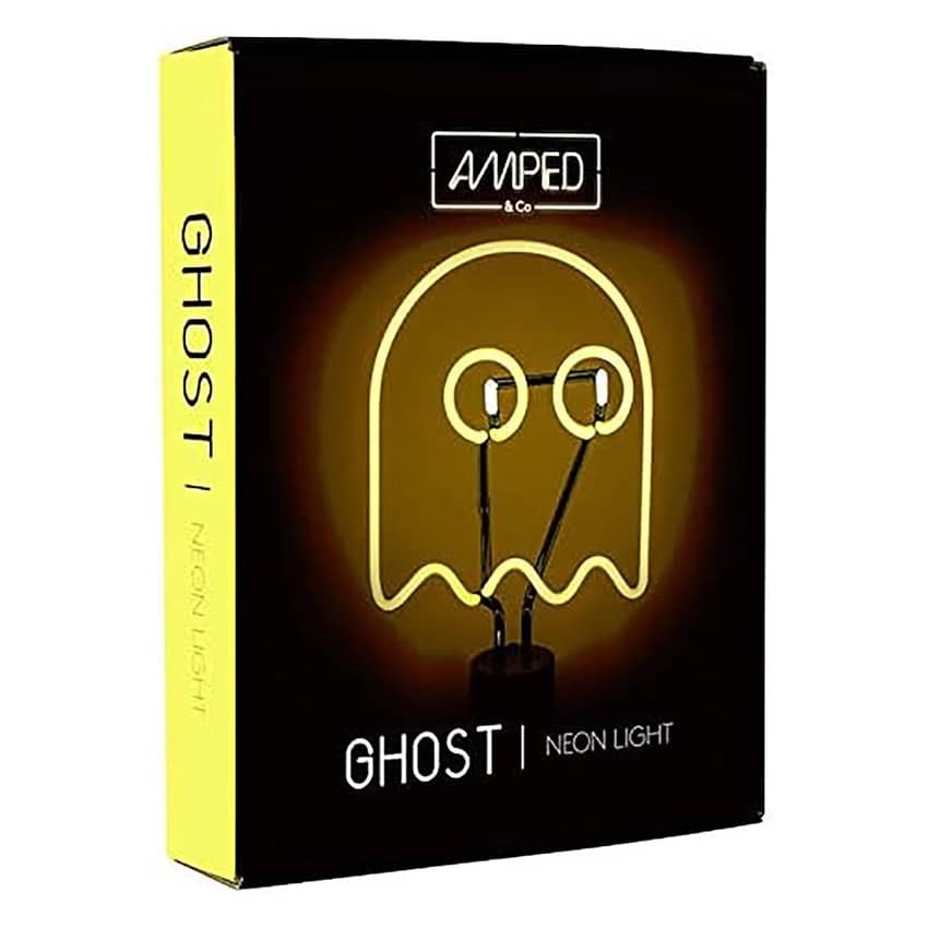 NEW Amped & Co Neon Ghost Desk Light Pac-Man