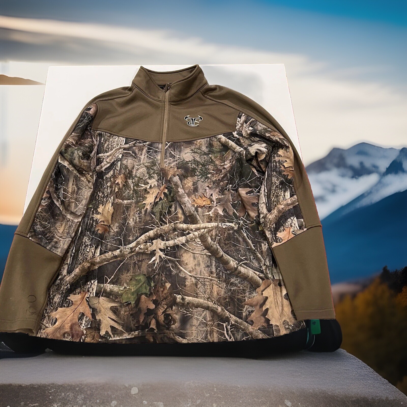 True Timber Camo Zip Up Jacket XL. See Description And Photos