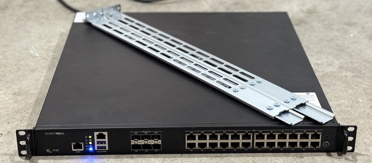 ✅POWER TEST✅SonicWall NSA 4700 Firewall Security Appliance✅w Rack✅FREE SHIPPING✅