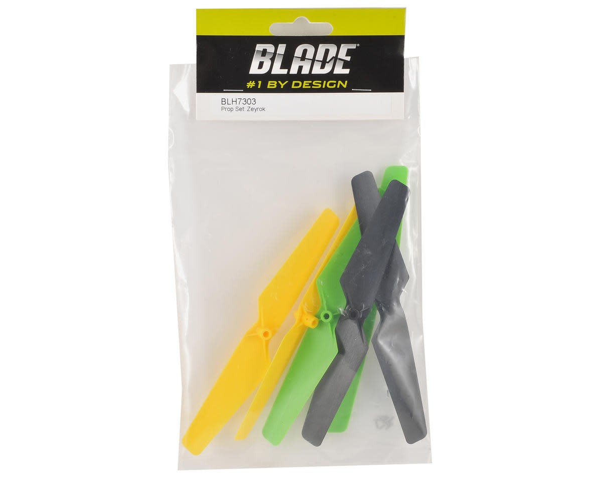 BLH7303 Blade Zeyrok Prop Set (Yellow, Green, Black)