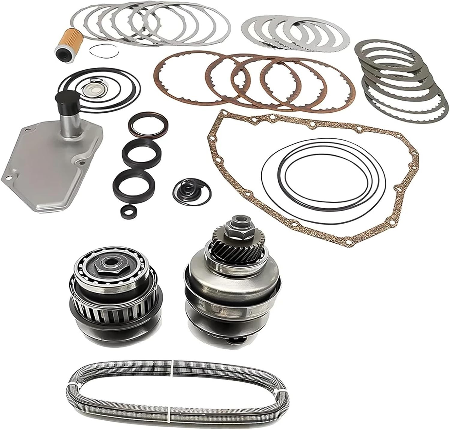Transmission Master Rebuild Kit & Pulley Belt For Nissan JF015E RE0F11A 901068