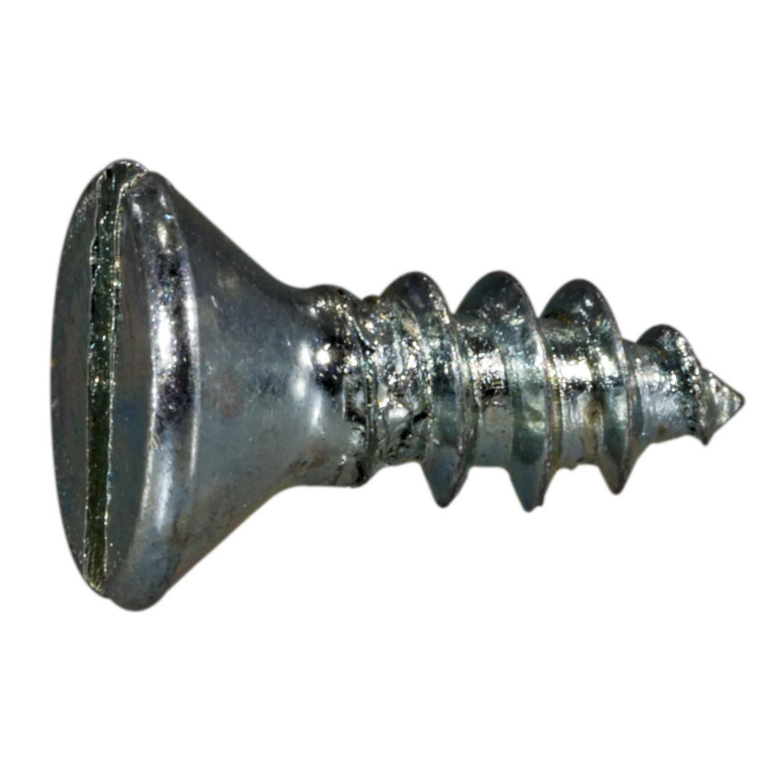 #6 x 3/8" Zinc Slotted Flat Head Sheet Metal Screws (60 pcs.)