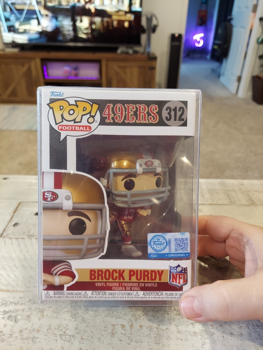 Funko - San Francisco 49ers Brock Purdy #312-New-Special Edition-