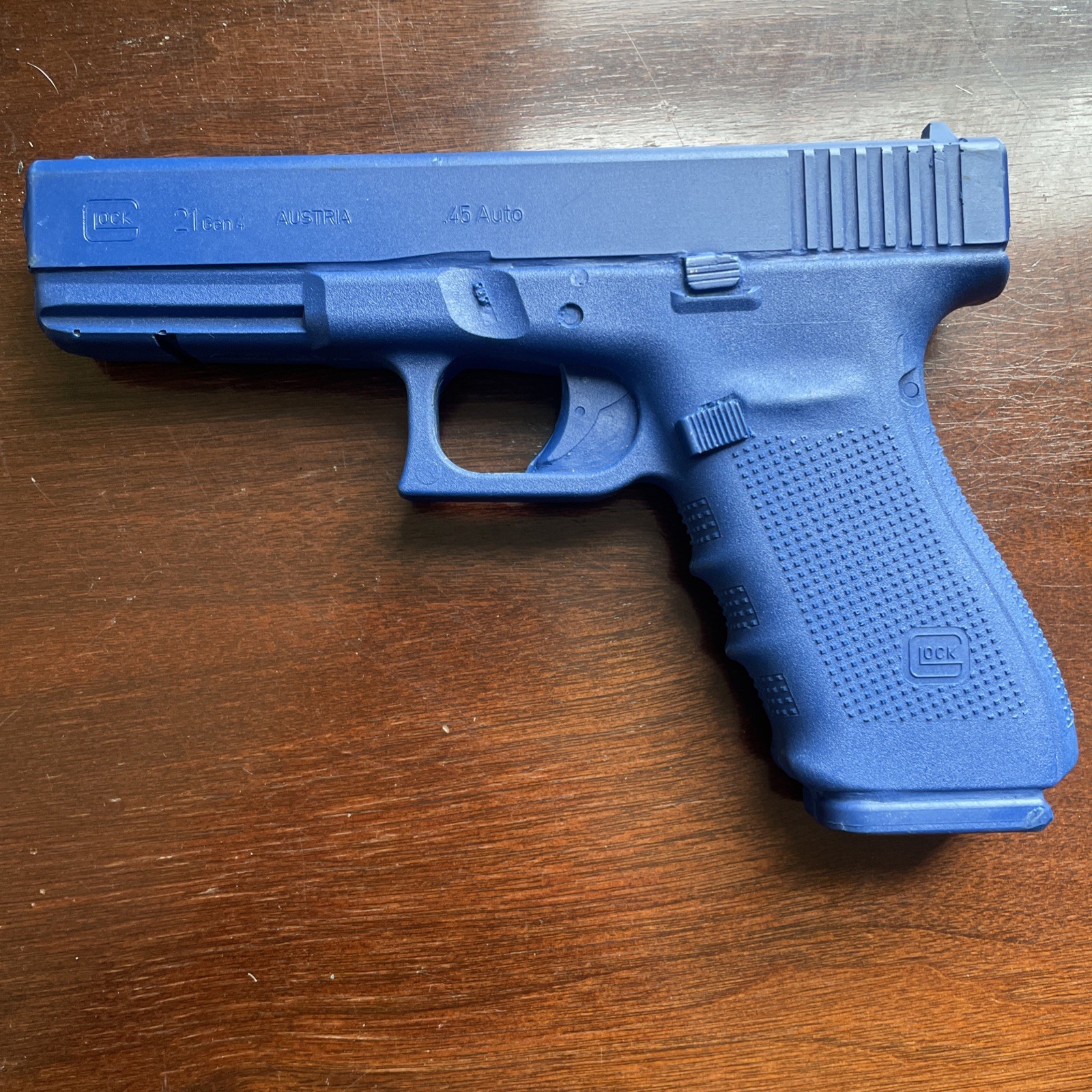 Rings Manufacturing Glock 21 G4 Blue Training Simulated Resin Pistol Combatives