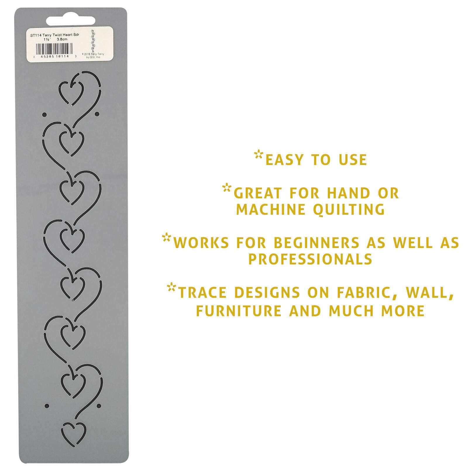 Border Quilting Stencils Heart Wave Stencil Wavy Designs Quilt Pattern Templates