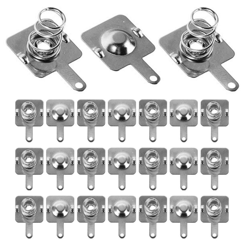30 Sets Battery Spring for Electronics Pack Plate Connector Springs Contact
