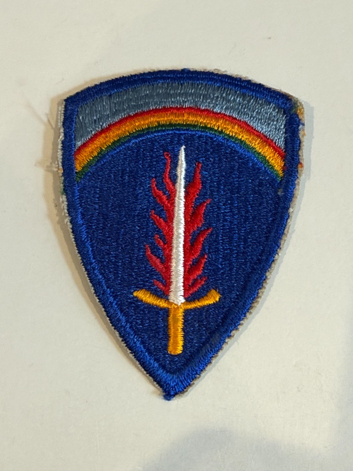 Original WW2 Supreme Allied HQ Expeditionary Force Patch Shoulder Insignia