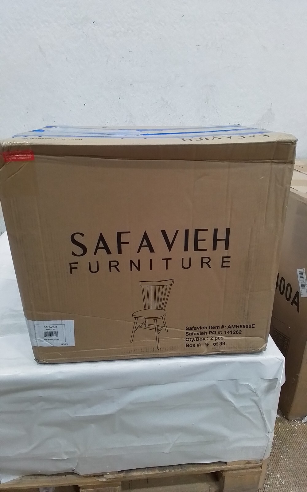 Safavieh PARKER SPINDEL SIDE CHAIR, Reduced Price 2172732776 AMH8500E