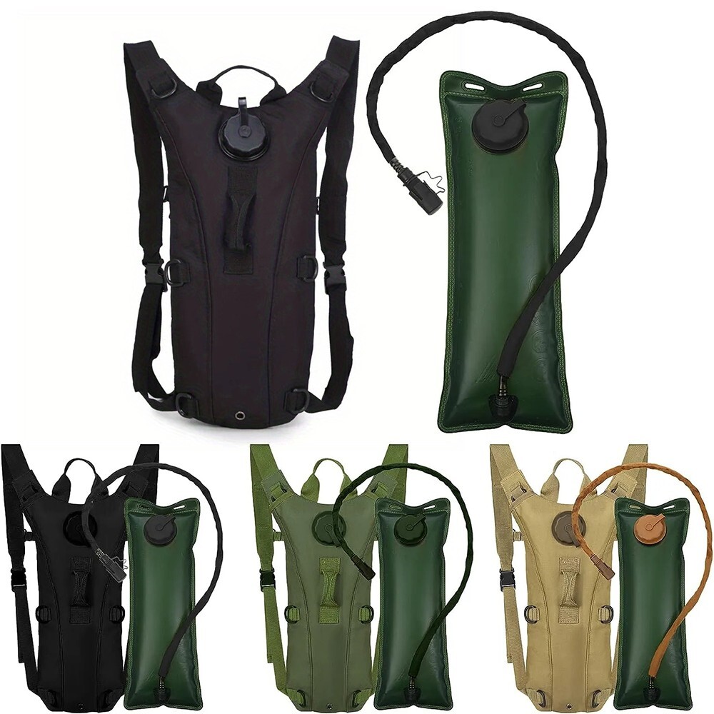 Tactical Hydration Backpack 3L Water Bladder Pack Leak Proof Water Reservoir Bag
