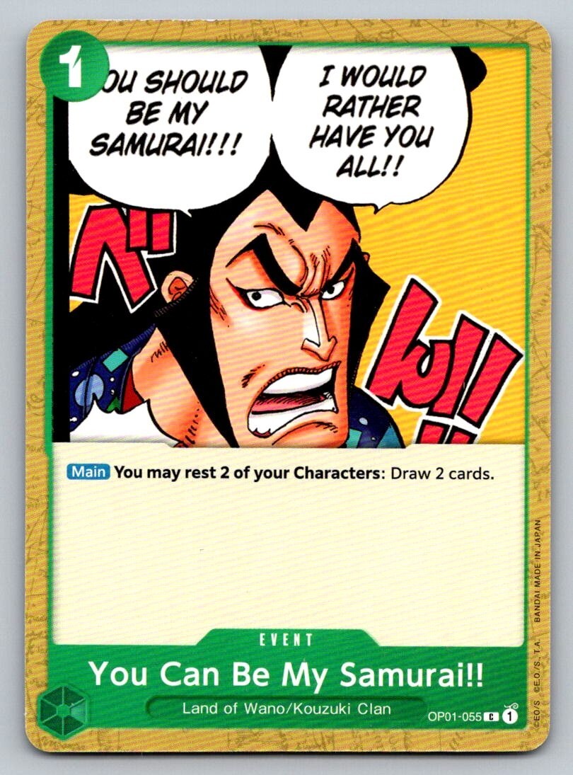 You Can Be My Samurai!! OP01-055
