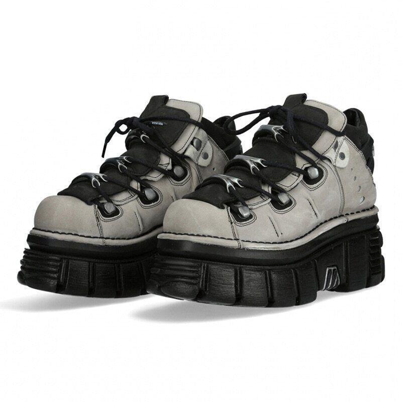 Women Fashion Sneakers Punk Retro Youth Platform Flats Thick Bottom Tennis Shoes