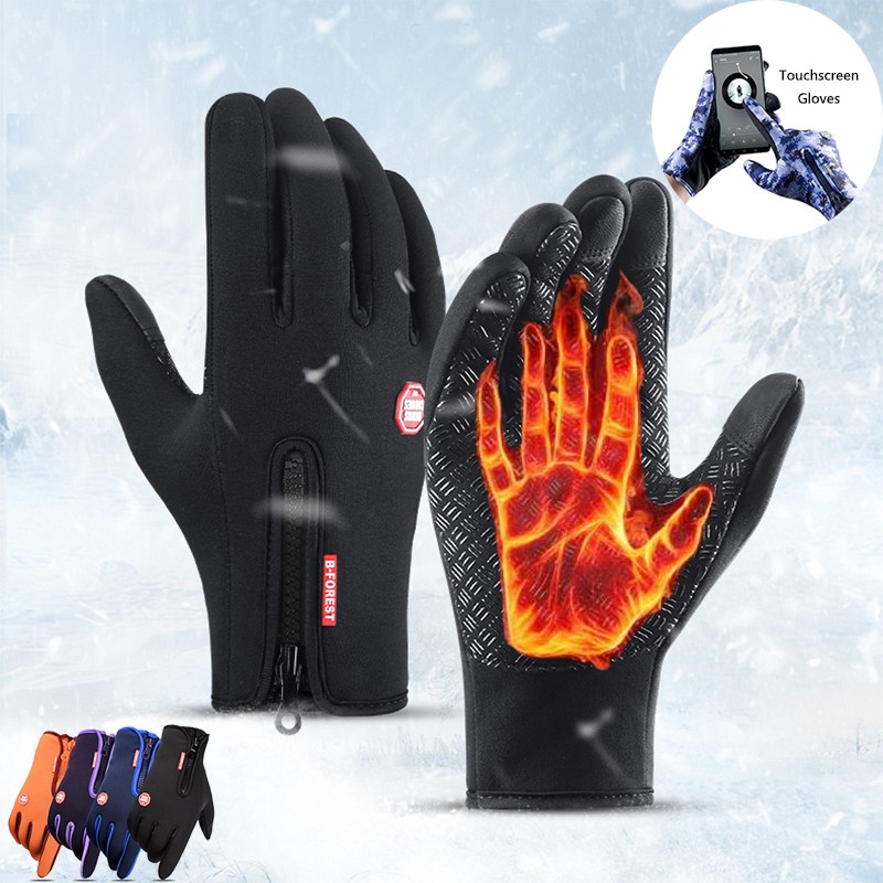 Winter Touchscreen Gloves Waterproof Thermal – Warm Fleece – Fast US Shipping