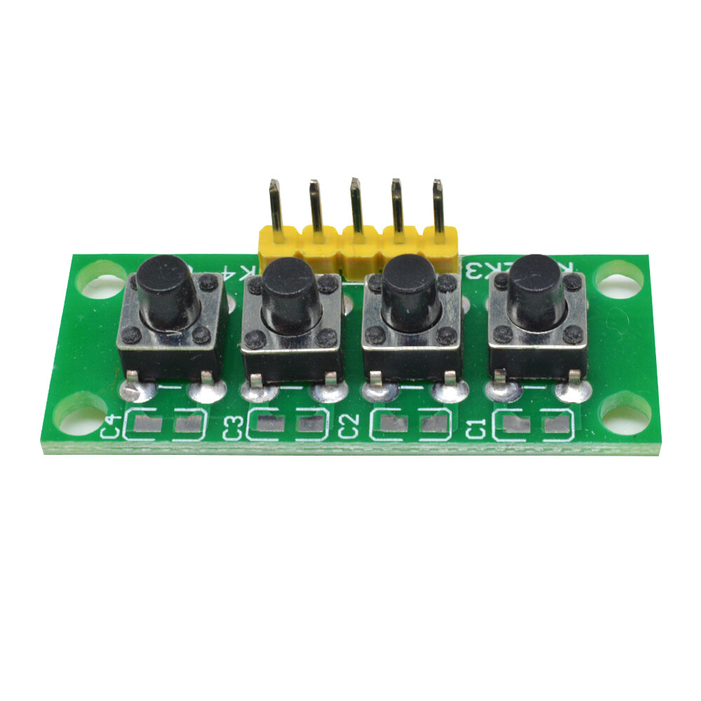 5Pin 1x4 4 Keys Button Keypad Keyboard Breadboard Module for Arduino