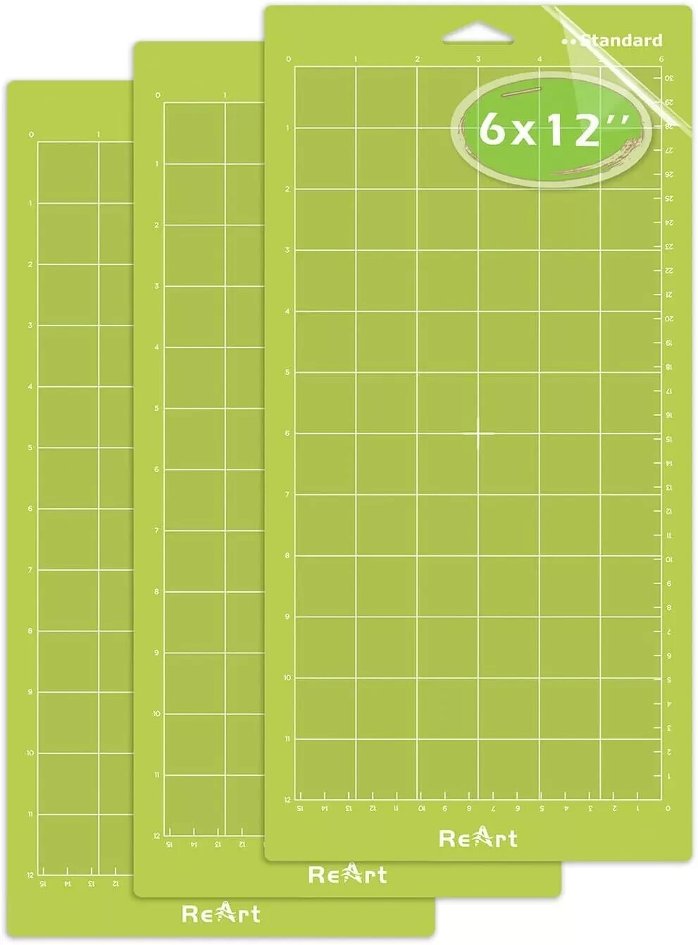 Standard Grip Adhesive Cutting Mat 6 X 12 Inch for Expression Machine - 3 Pack