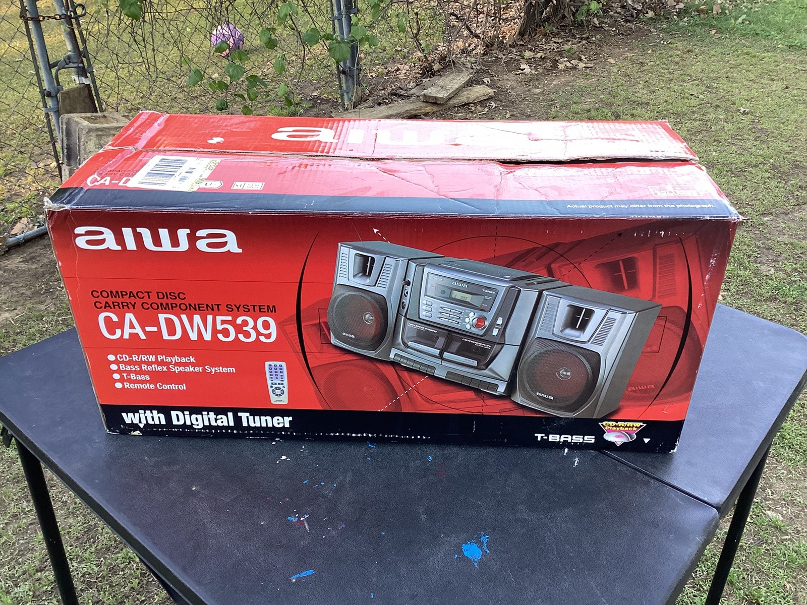 Aiwa Boombox CA-DW539 New In Open Box