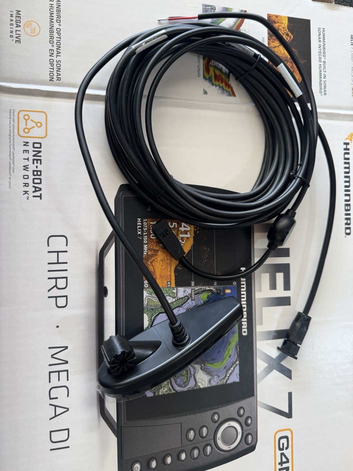 for Humminbird 710295-1 XNT 9HW MDI 75 T Helix 7/8 Chirp MEGA Transom Transducer
