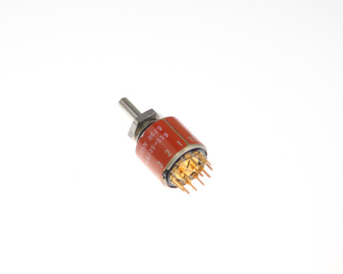 1x M3786/35-039 Rotary Switch Flatted Shaft PC Pins 0.2A 220VAC 28VDC