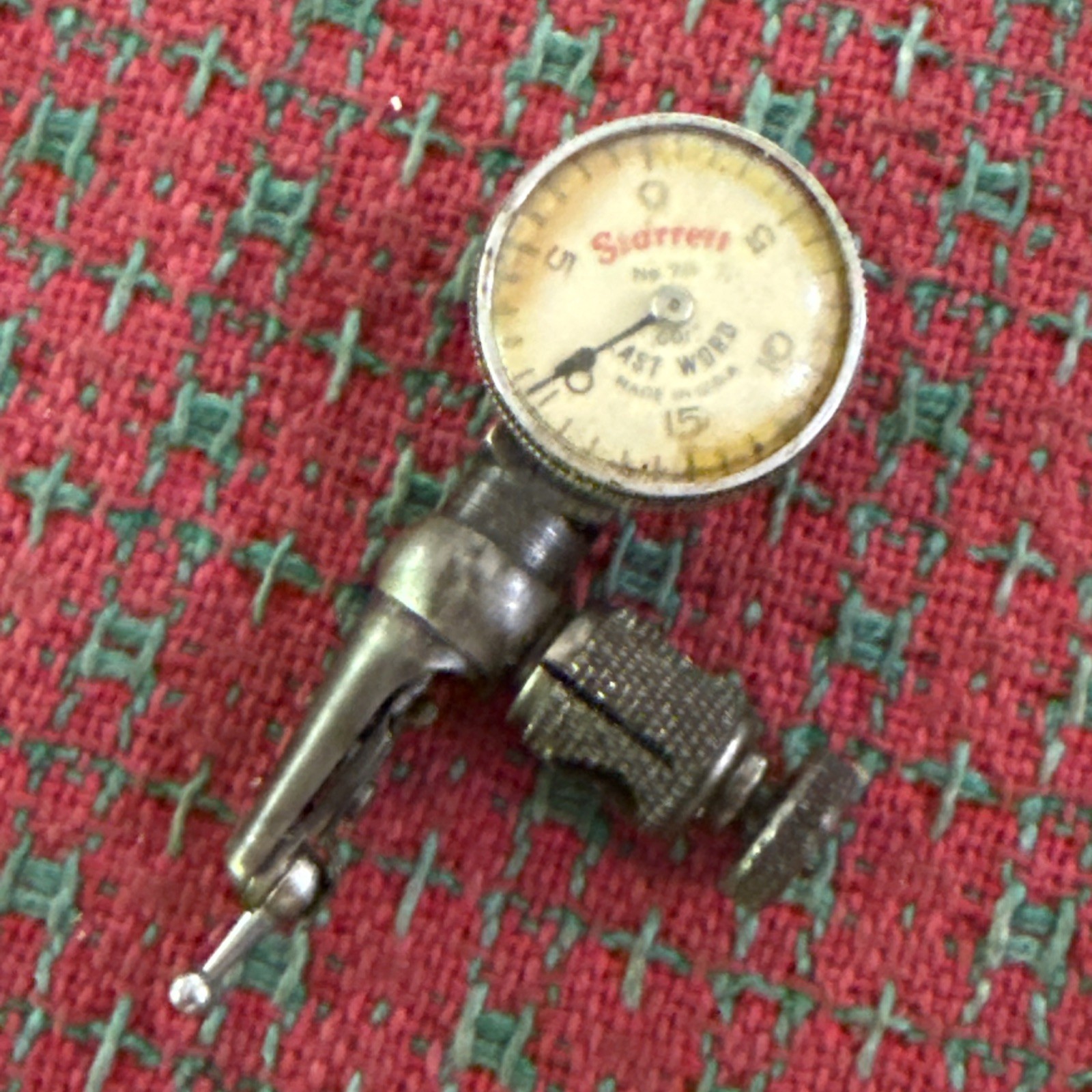 Antique Vintage Starrett Last Word Dial Test Indicator 🇺🇸