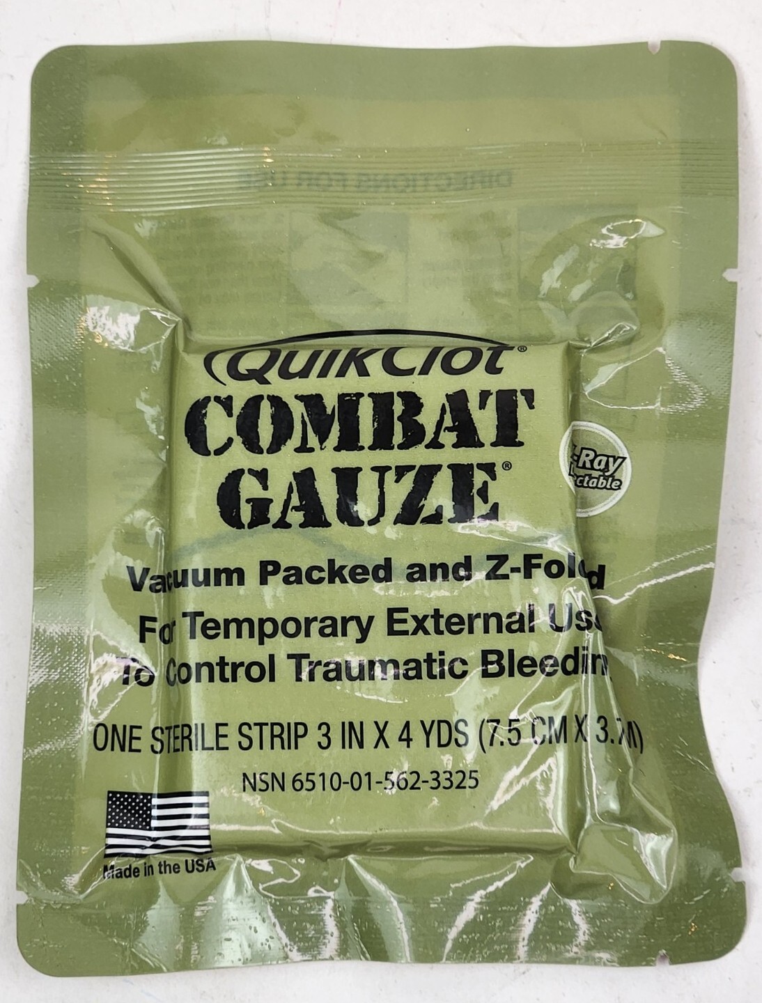 QC Emergency Wound Bandage Gauze 0423