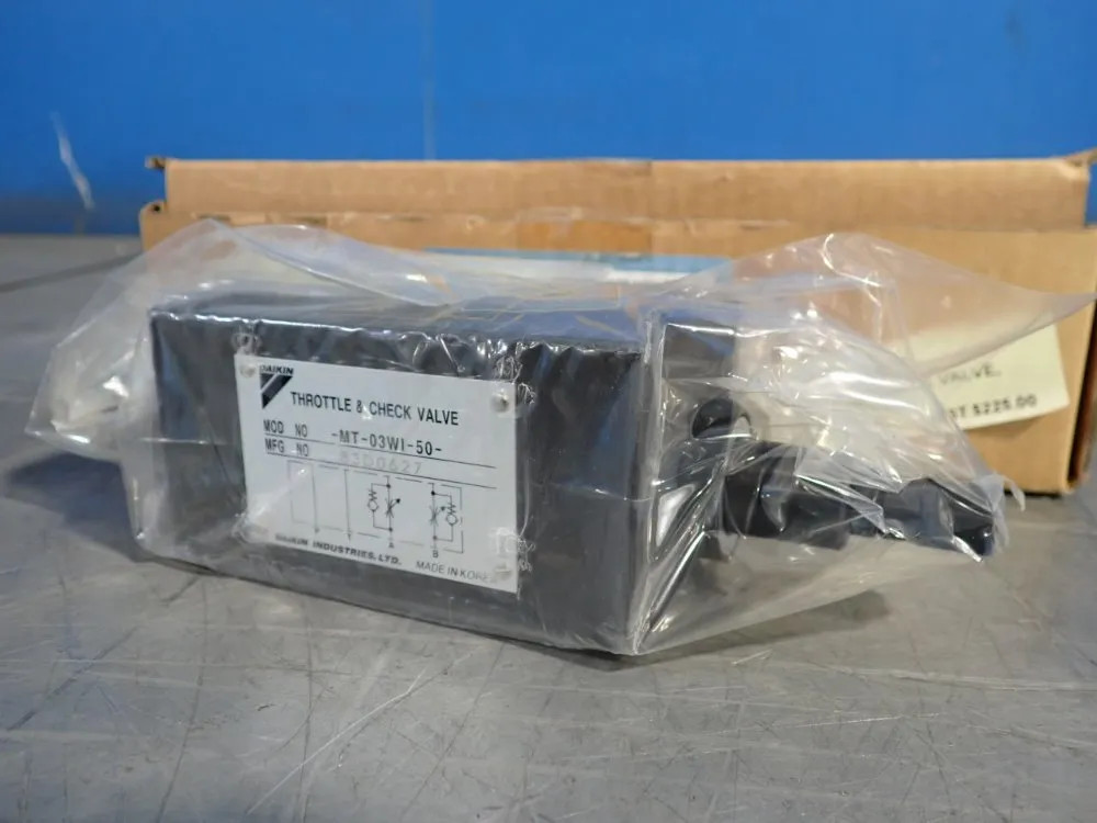 DAIKEN INDUSTRIES THROTTLE/CHECK VALVE MT-03WI-50