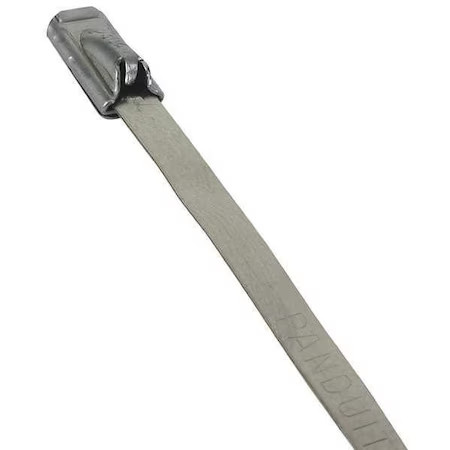 Panduit Mlt6s-Cp Cable Tie, 20-1/2 In L, 6 In Max Bundle Dia., Silver, 304