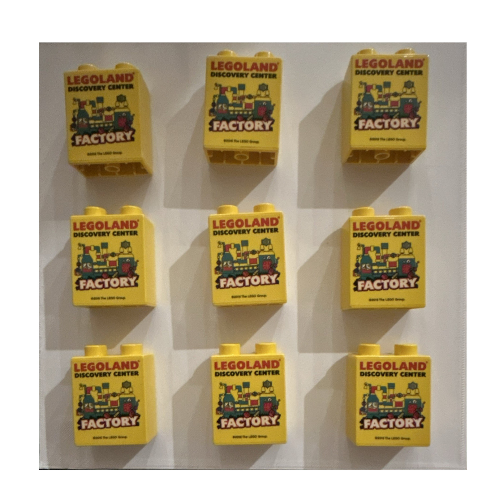 LEGOLAND FACTORY 2016 Duplo Brick Lot Of 9