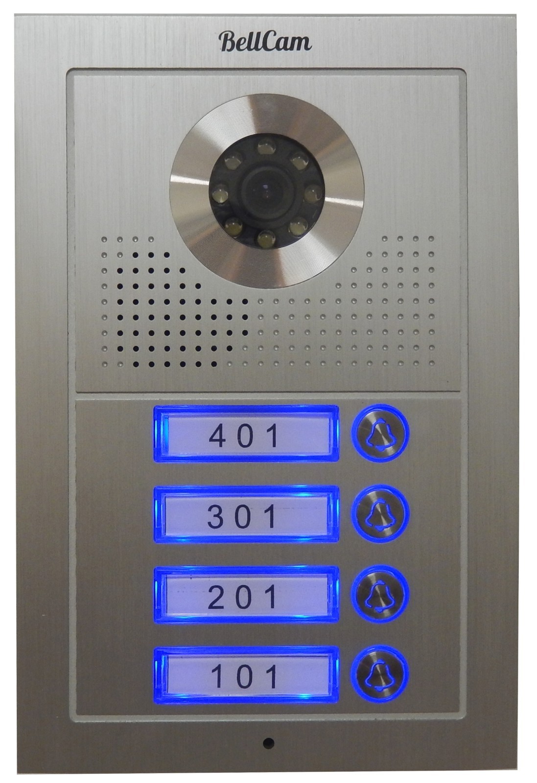 Video Intercom Lobby Unit 4-Button Door Camera for 4-wire video doorphones