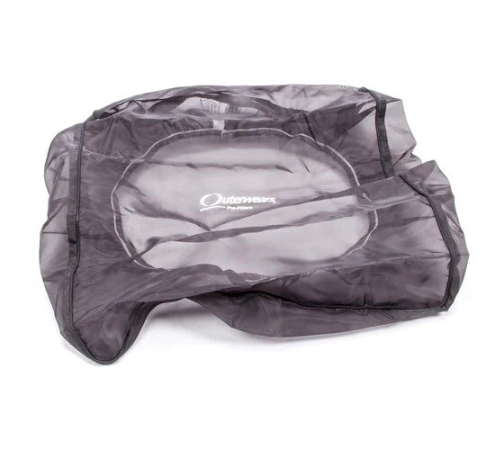 NEW OUTERWEARS AIR BOX COVER,FOR K&N,4 1/8" SPRINT CAR AIRBOX,BLACK