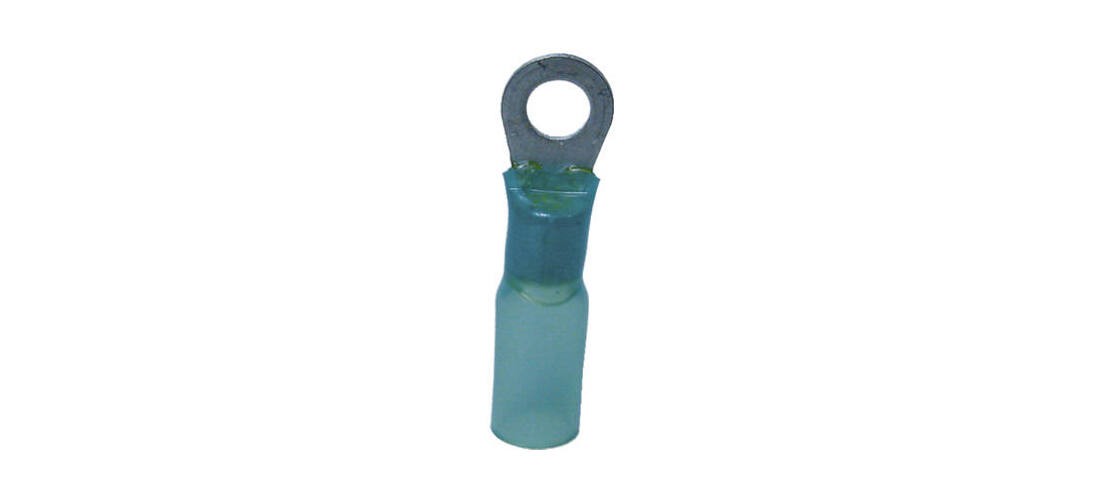 Xtreme Ring Terminal, 600 V, 16 to 14 AWG Wire, #8 to 10 Stud, Nylon Insulation,