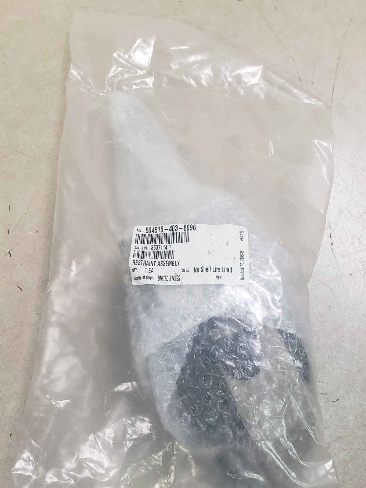 UNBRANDED AIRCRAFT PART 504516-403-8096 RESTRAINT ASSEMBLY