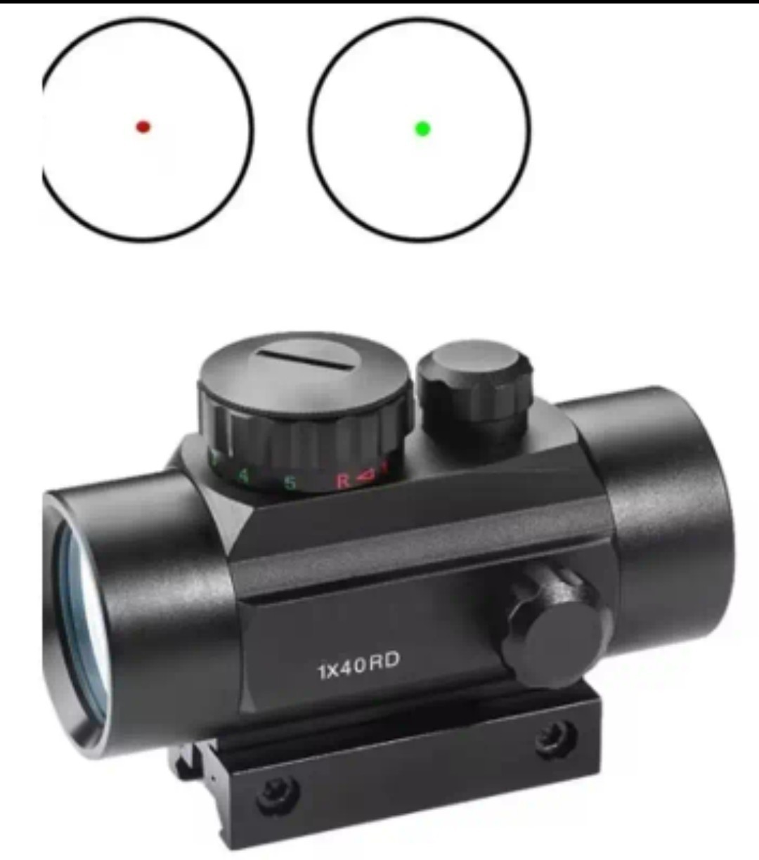 1X40 Red Green Dot Sight Riflescope