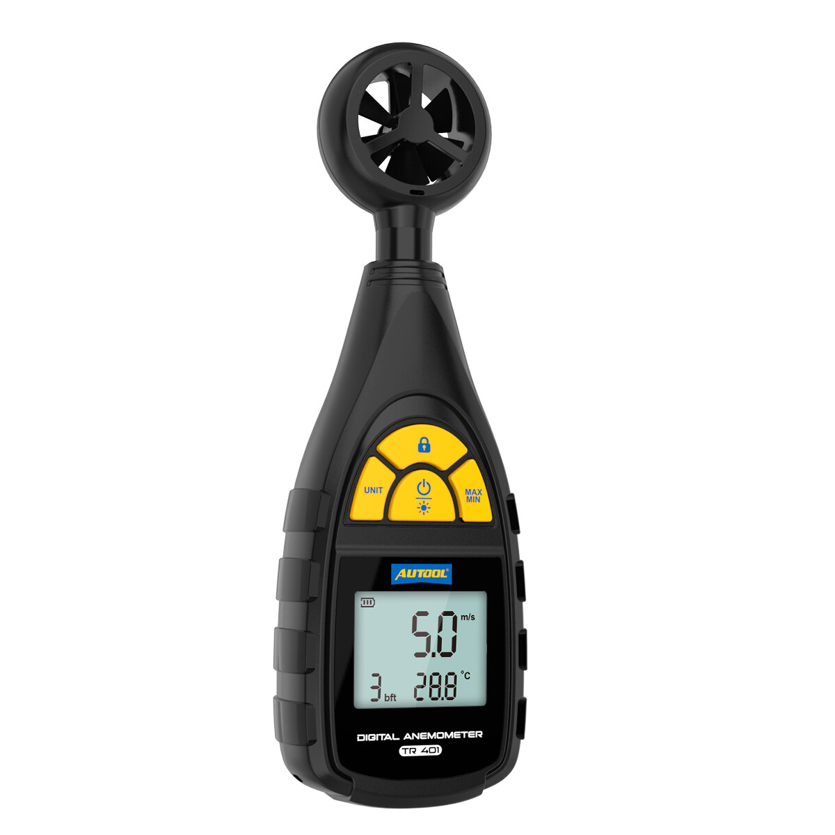 Digital Anemometer Wind Speed Meter Temp.Wind Chill CFM MeterGauge MAX/MIN Value