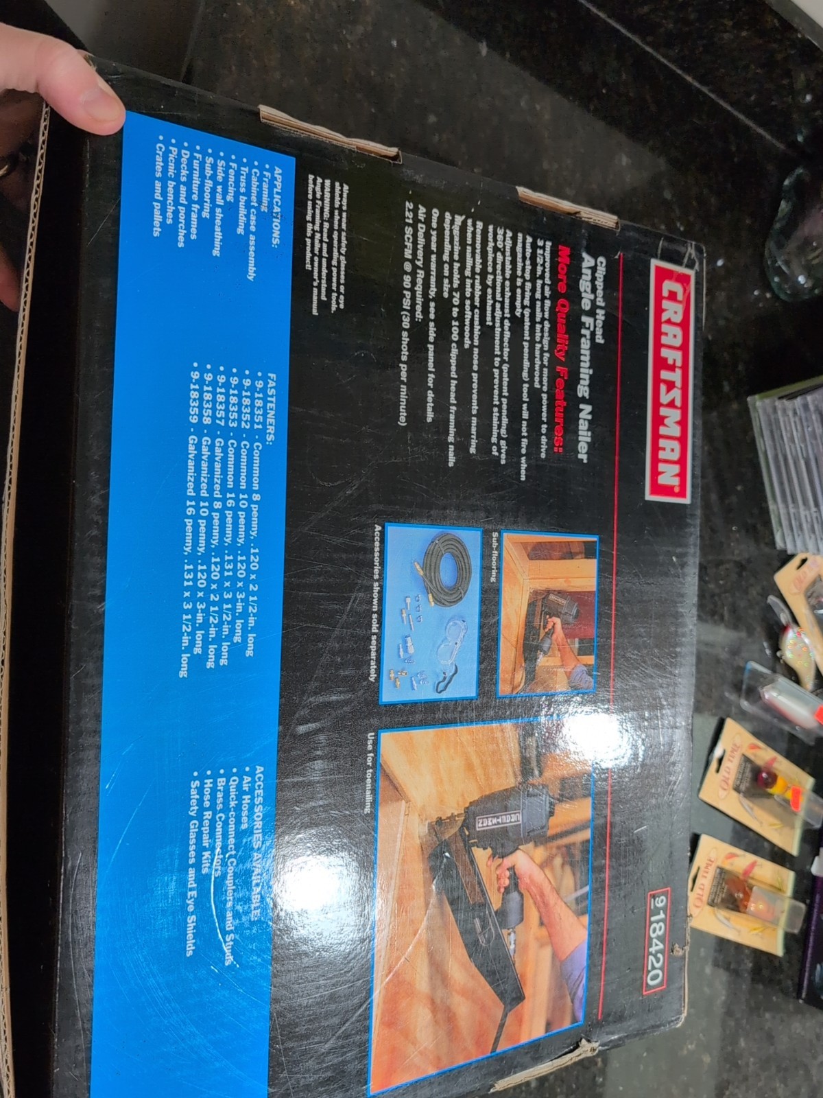 Sears Craftsman Angle Framing Nailer 2" to 3-1/2" Inch