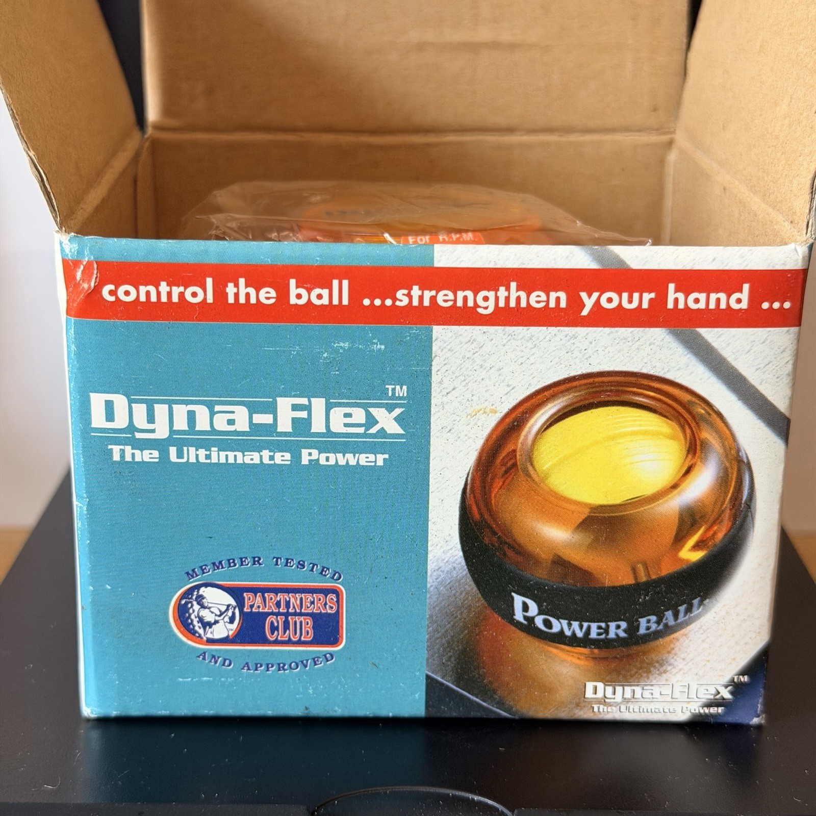 New Dyna-Flex Gyro Grip Exerciser, Hand strength, Wrist Flex, Therapy, Golf