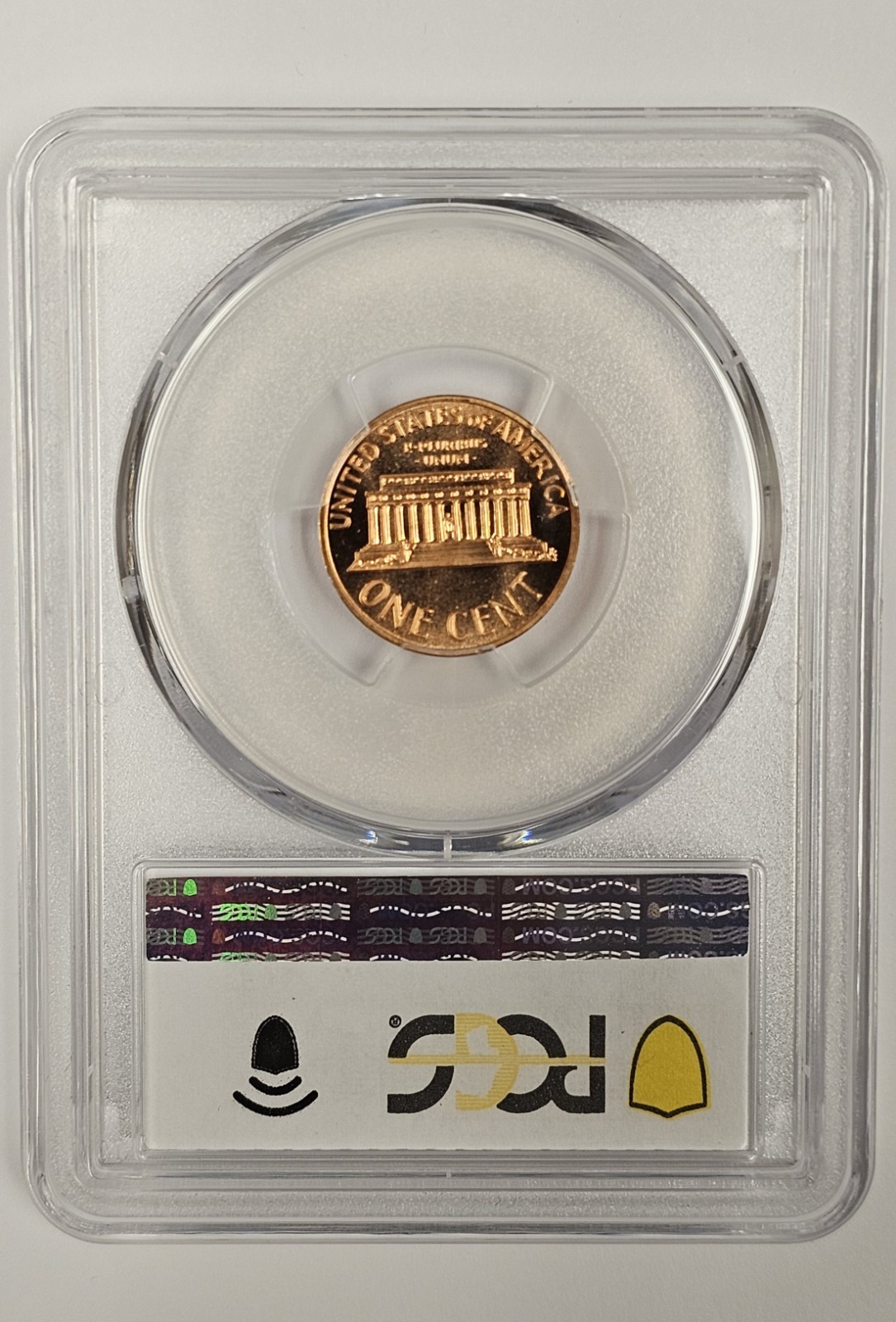 1971-S Lincoln Memorial Cent PR69 RD PCGS