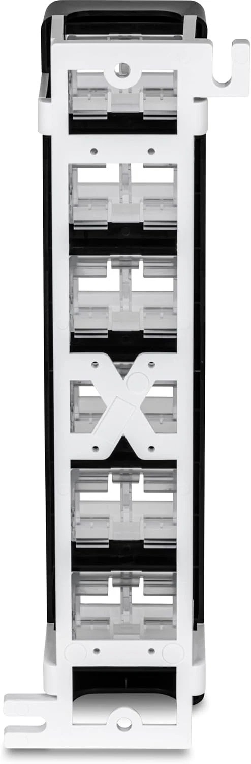 New TRENDnet 12-Port Blank Angled Wall Mount Keystone Patch Panel TC-KP12V