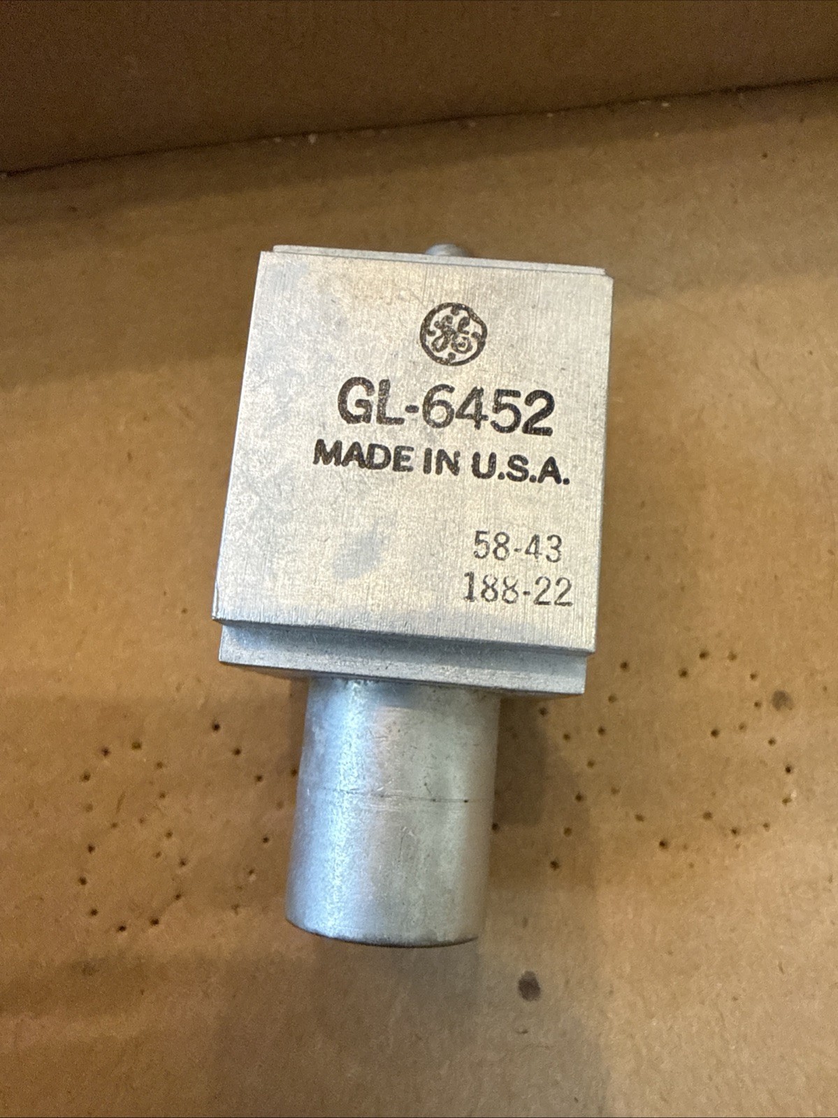 General Electric GE GL-6452 electron tube reference cavity 58-43 188-22