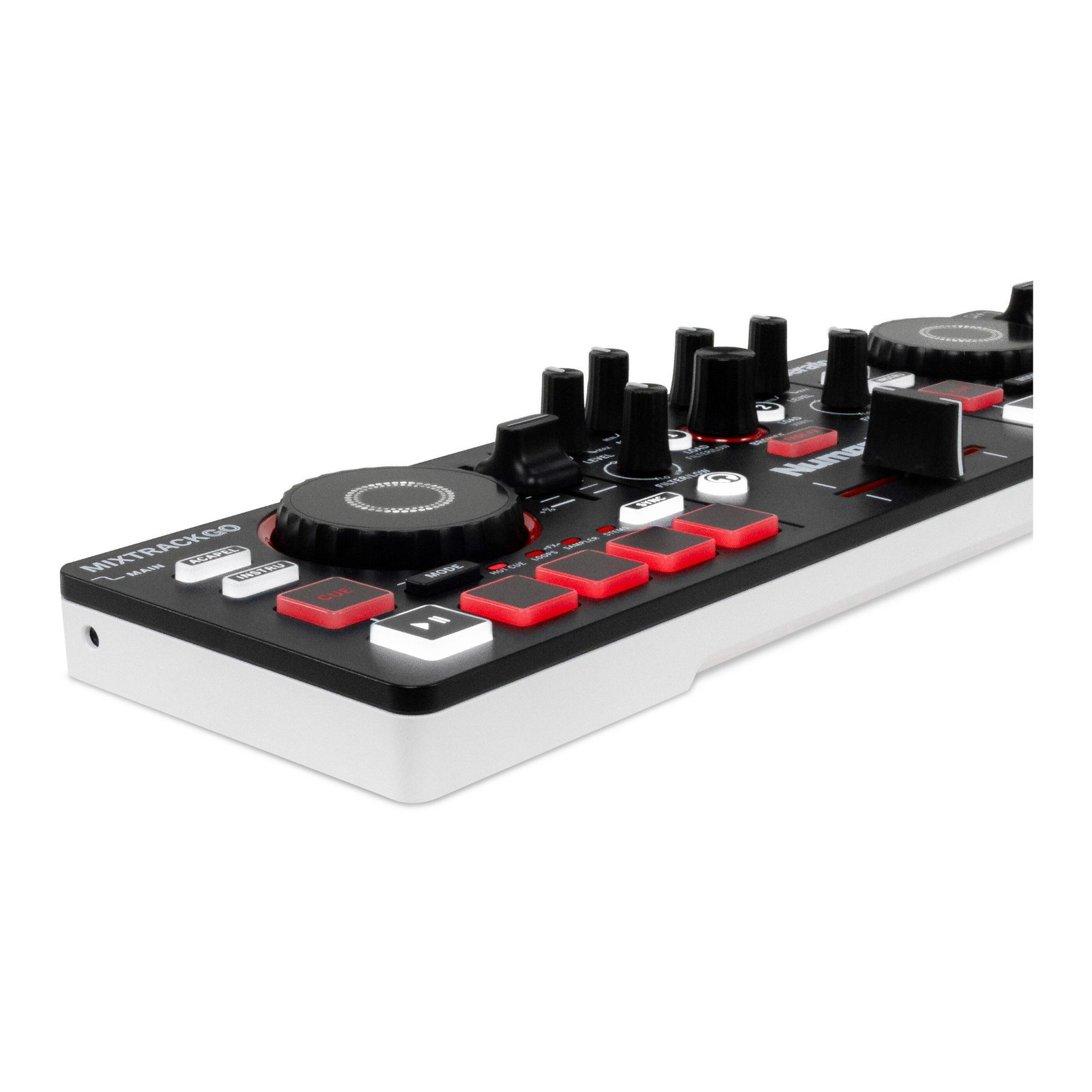 Numark MixTrack Go Ultra-Portable 2-Deck DJ Controller with Stems Control
