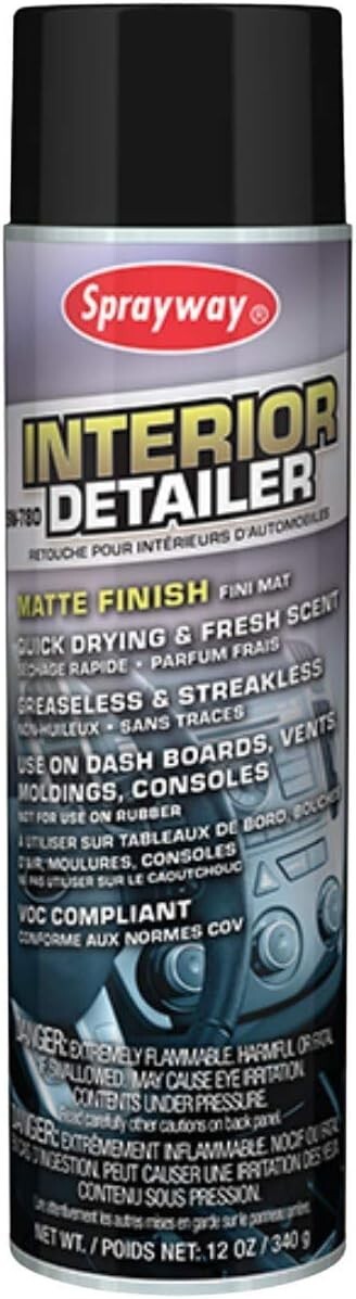 Sprayway Sw780 Interior Detailer,Net 12 Oz.