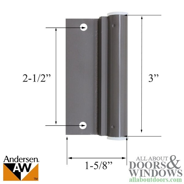 Lower Screen Door Hinge Leaf Terratone 3" 2668629