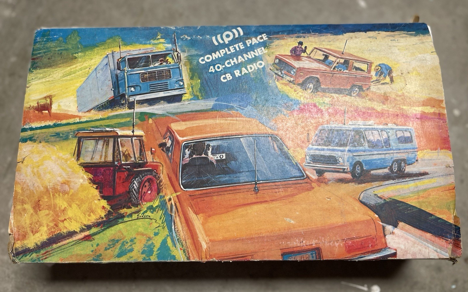 Rare Vintage Pace Model 8046 , 40-Channel Mobile Transceiver CB Radio nib